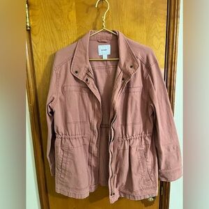 Old Navy Women's Mauve Utility Jacket XL